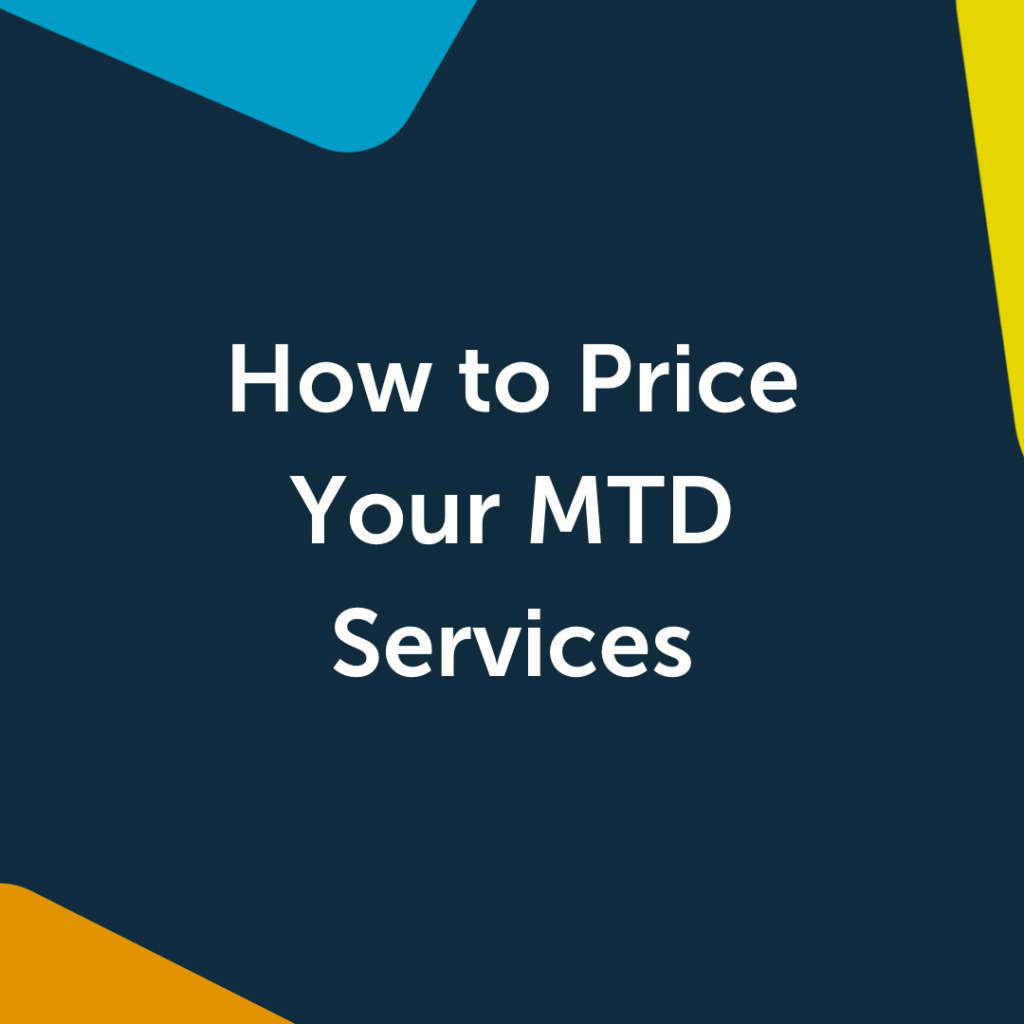 How to price your MTD services